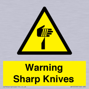 Warning Sharp Knives